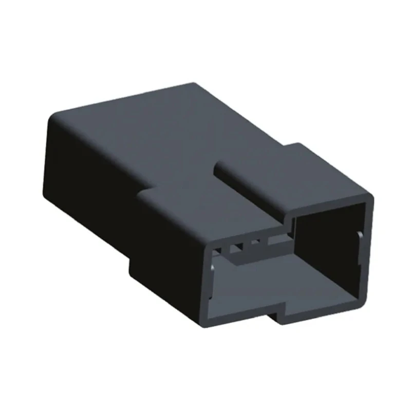 TE Connectivity AMP FASTIN-FASTON 2 Way Crimp Terminal Housing Polyamide 66 Natural 6.35 mm Tab Size 180908-5