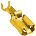 TE Connectivity Positive Lock .250 Mk I Yellow Uninsulated Female Spade Connector Crimp 6.35 x 0.8 mm Tab Size 160759-1