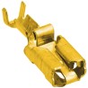 TE Connectivity Positive Lock .250 Mk I Yellow Uninsulated Female Spade Connector Crimp 6.35 x 0.8 mm Tab Size 160759-1