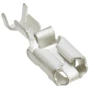 TE Connectivity Positive Lock Silver Uninsulated Female Spade Connector Crimp 6.35 x 0.81 mm Tab Size 154718-7