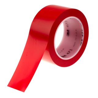 3M Red Vinyl Lane Marking Tape 50mm Width 33m Length 0.14mm Thickness Rubber Adhesive 471