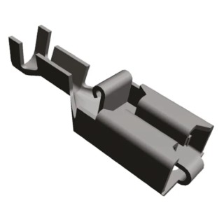 TE Connectivity Positive Lock .250 Mk I Series Female Crimp Terminal 20 AWG Min, 15 AWG Max 1-160759-2
