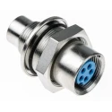 TE Connectivity Circular Connector, 5 Contacts, Panel Mount, Subminiature, Plug & Socket, Male/Female, , TRIAD 01 IP65