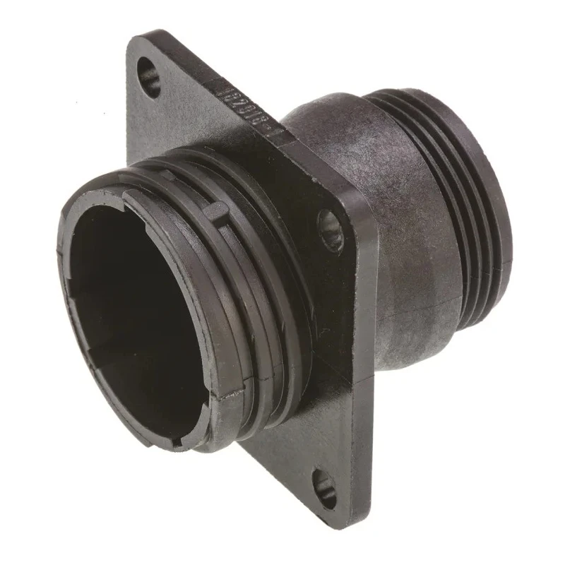 TE Connectivity CPC Straight 16 Way Panel Circular Connector Female Black Thermoplastic Housing Threaded 182916-1