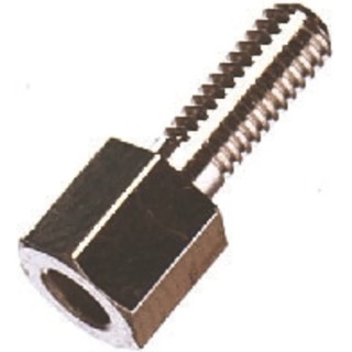 Fischer Elektronik Brass Hex Standoff with Internal and External Thread M3, 5 mm Body Length, Nickel Plated GBM 3050 5
