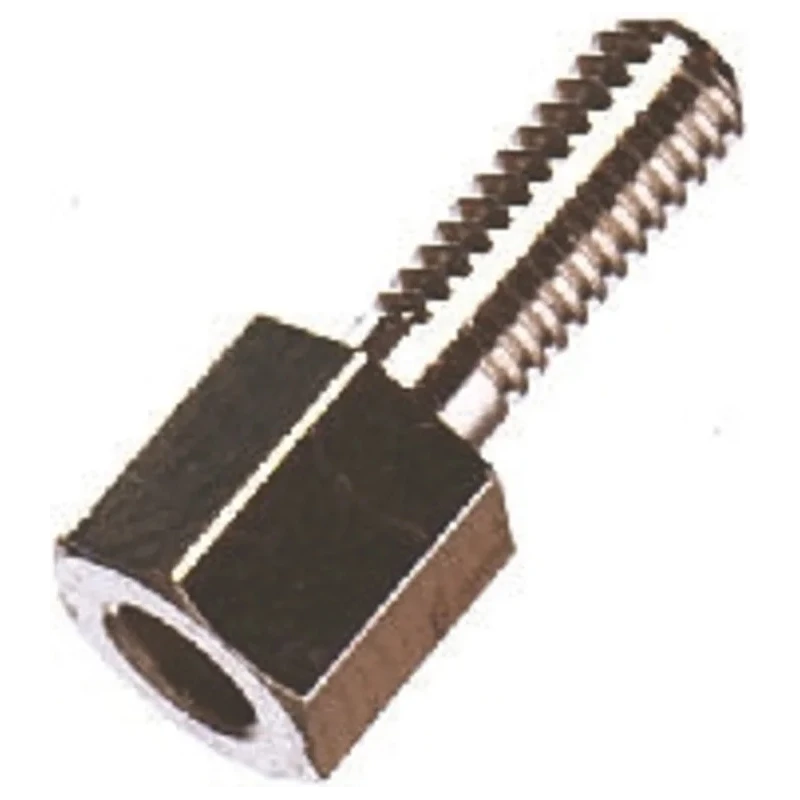 Fischer Elektronik Brass Hex Standoff with Internal and External Thread M3, 5 mm Body Length, Nickel Plated GBM 3050 5