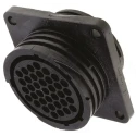 TE Connectivity CPC Straight 37 Way Panel Circular Connector Female, Crimp Termination, Shell Size 23, Threaded 182920-1