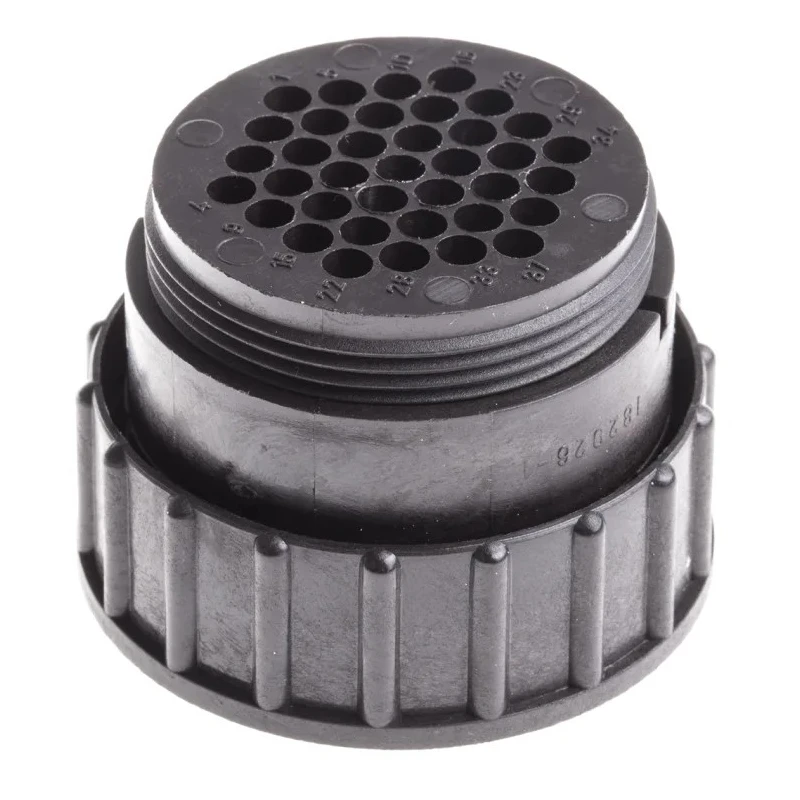 TE Connectivity Industrial Circular Connector Cable Mount 37 Contacts, Male Plug, CPC Series 182926-1