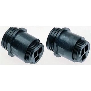 TE Connectivity CPC Straight 3 Way Panel Circular Connector Female Black Thermoplastic Shell Size 17 Panel Mount 206425-2