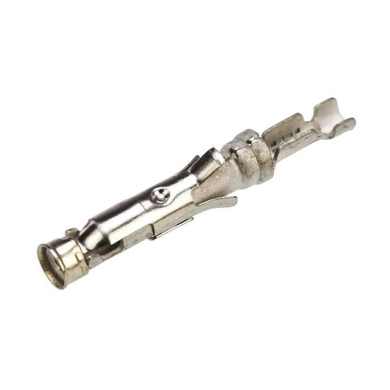 TE Connectivity Female Crimp Circular Connector Contact 16 Contact Size, 24, 26 AWG Wire Size, 13A Current, Tin 163092-1