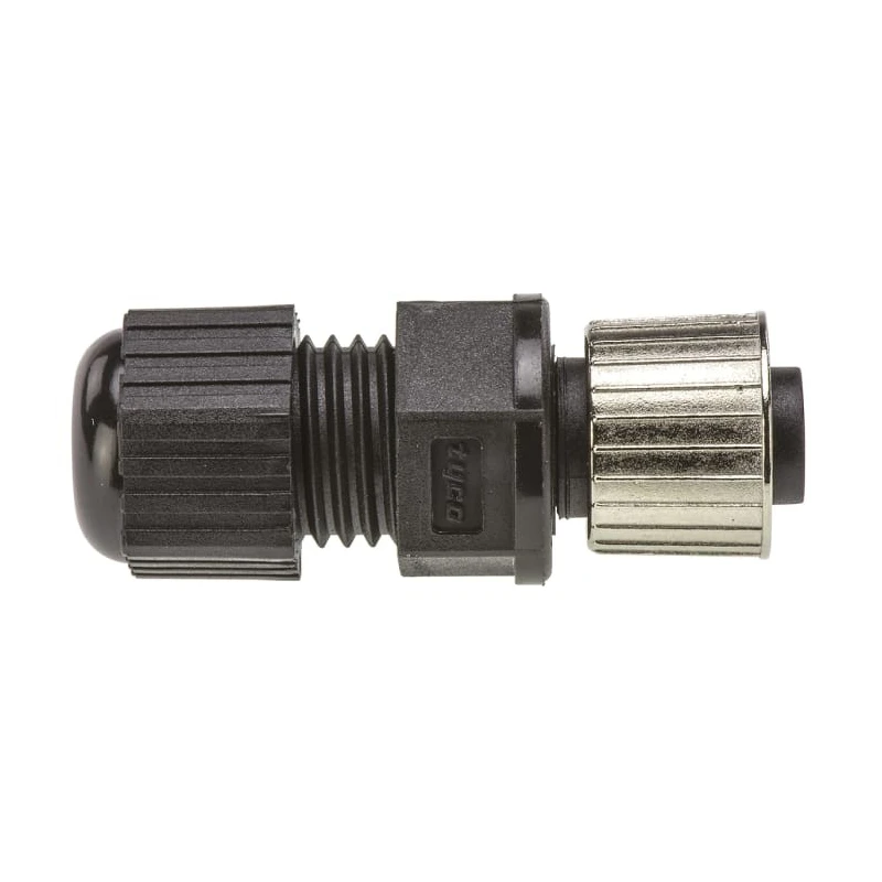 TE Connectivity Circular Connector 4 Contacts Cable Mount M12 Socket Female IP67 250V 5A 1838274-2
