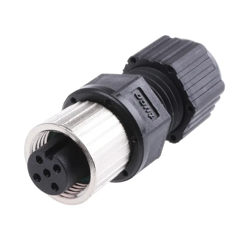TE Connectivity Circular Connector, 5 Contacts, Cable Mount, M12 Connector Socket Female, IP67 Rated, Polyamide 1838274-3