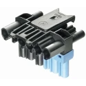 Wieland GST18i6 Series Cable T-Distributor Female Lighting Connector 6-Pole 20A 250V IP20 GST18i6