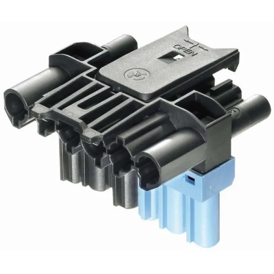 Wieland GST18i6 Series Cable T-Distributor Female Lighting Connector 6-Pole 20A 250V IP20 GST18i6