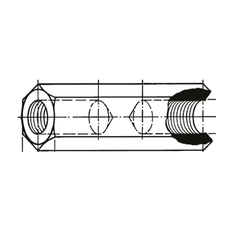 Fischer Elektronik Hex Polyamide Spacer ABP 3060 12 12 mm