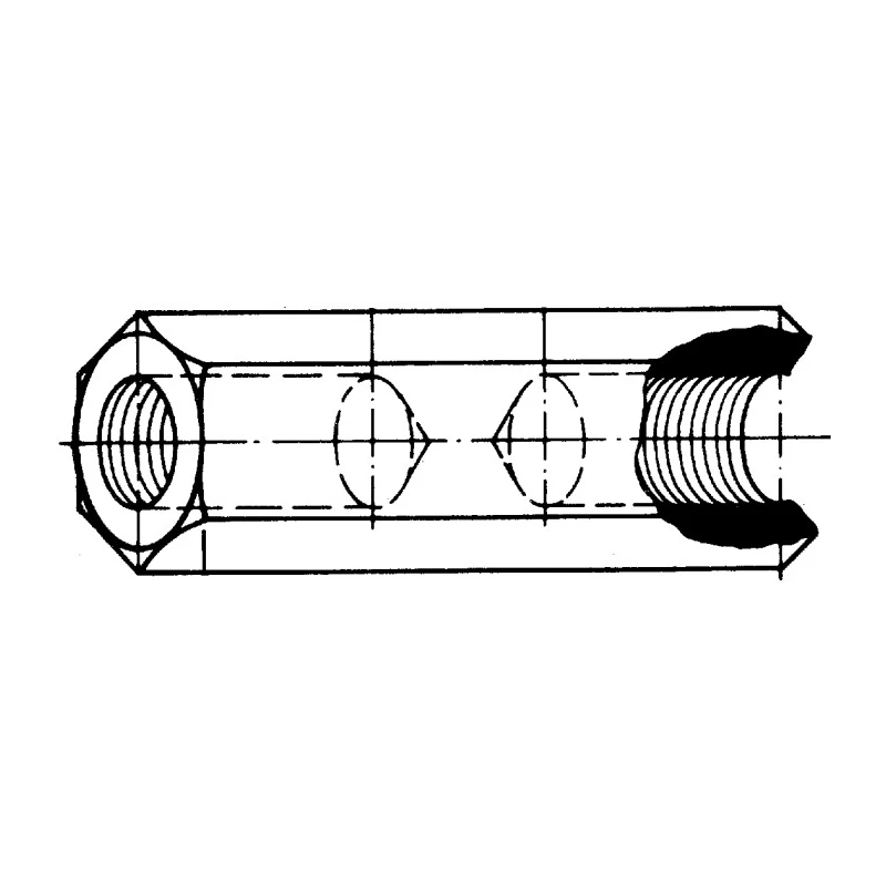 Fischer Elektronik Hex Polyamide Spacer ABP 3060 12 12 mm