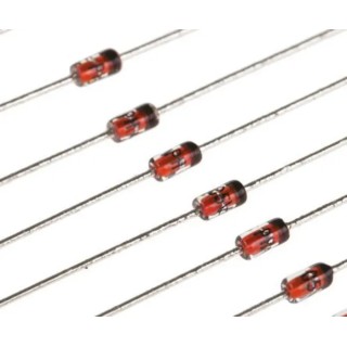 Nexperia Through Hole 1.3 V 500 mW Zener Diode Single 2-Pin SOD-27 BZX79-C3V0,133