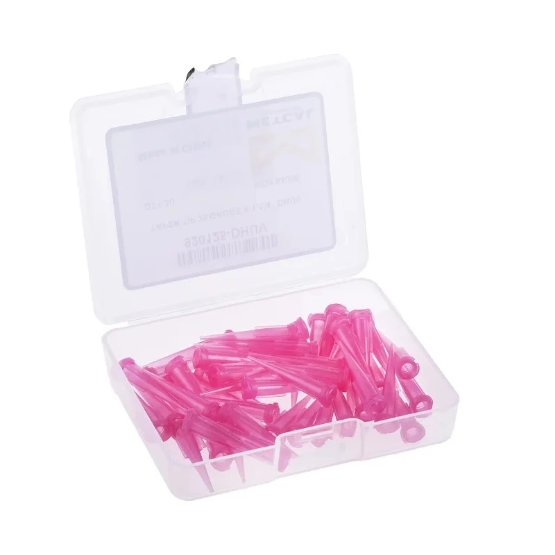 Metcal Pink Tapered Dispensing Tip 20 Gauge, 32mm Length, Luer Lok Compatible RS-920125-DHUV