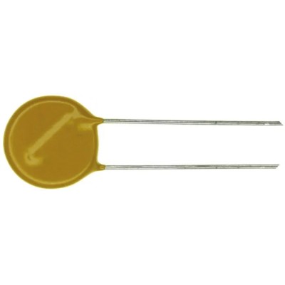 Wurth Elektronik WE-VD Series Metal Disk Varistor 3.14nF Capacitance 5A Clamping Current 93V Clamping Voltage 47V 820513001