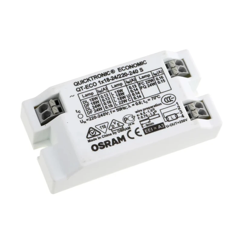 Osram Lighting Ballast Electronic Compact Fluorescent 15 HF W, 220-240V, QT Series 4050300638560