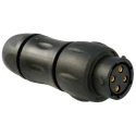 Souriau Sunbank by Eaton Circular Connector 4 Contacts Cable Socket Female IP68 IP69K 300V 15A 