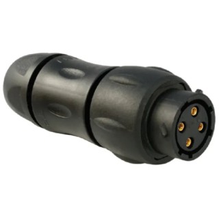 Souriau Sunbank by Eaton Circular Connector 4 Contacts Cable Socket Female IP68 IP69K 300V 15A 