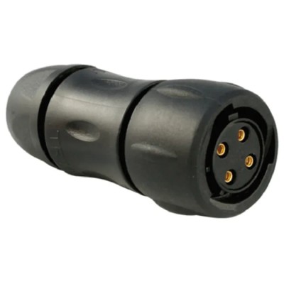 Souriau Sunbank by Eaton Circular Connector, 4 Contacts, Cable Mount, Plug Female, IP68/IP69K, Thermoplastic UTS6JC1244S