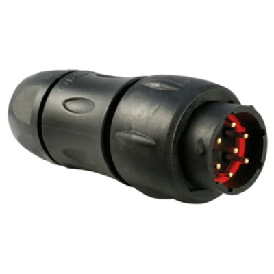 Souriau Sunbank by Eaton Industrial Circular Connector 7 Contacts Cable Socket Male 300V 15A Thermoplastic UTS1JC1477P