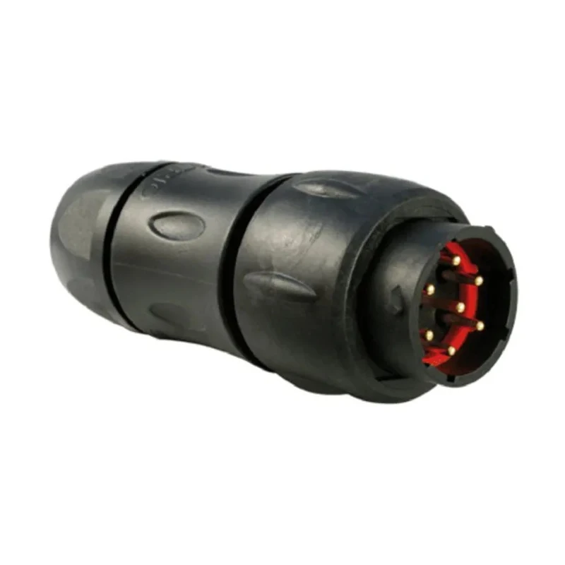 Souriau Sunbank by Eaton Industrial Circular Connector 7 Contacts Cable Socket Male 300V 15A Thermoplastic UTS1JC1477P