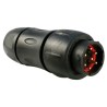 Souriau Sunbank by Eaton Industrial Circular Connector 7 Contacts Cable Socket Male 300V 15A Thermoplastic UTS1JC1477P