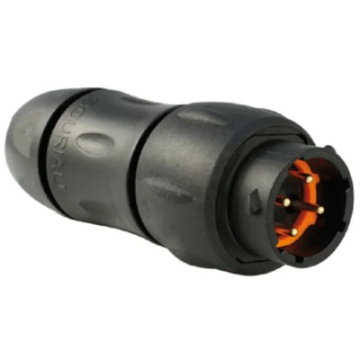 Souriau Sunbank by Eaton Circular Connector, 4 Contacts, Cable Mount, Socket Male, IP68 IP69K, 15A, 300V UTS1JC1244P
