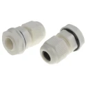 RS PRO White Polyamide 66 Cable Gland, M12 Thread, 3 mm Min. Cable Diameter, 6.5 mm Max. Cable Diameter, IP68 669-4651