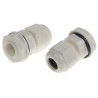 RS PRO White Polyamide 66 Cable Gland, M12 Thread, 3 mm Min. Cable Diameter, 6.5 mm Max. Cable Diameter, IP68 669-4651