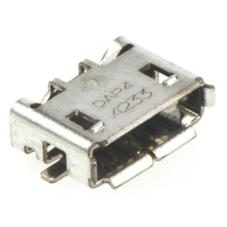 TE Connectivity Right Angle Surface Mount Micro USB Type AB Female USB Connector USB 2.0 1981584-1