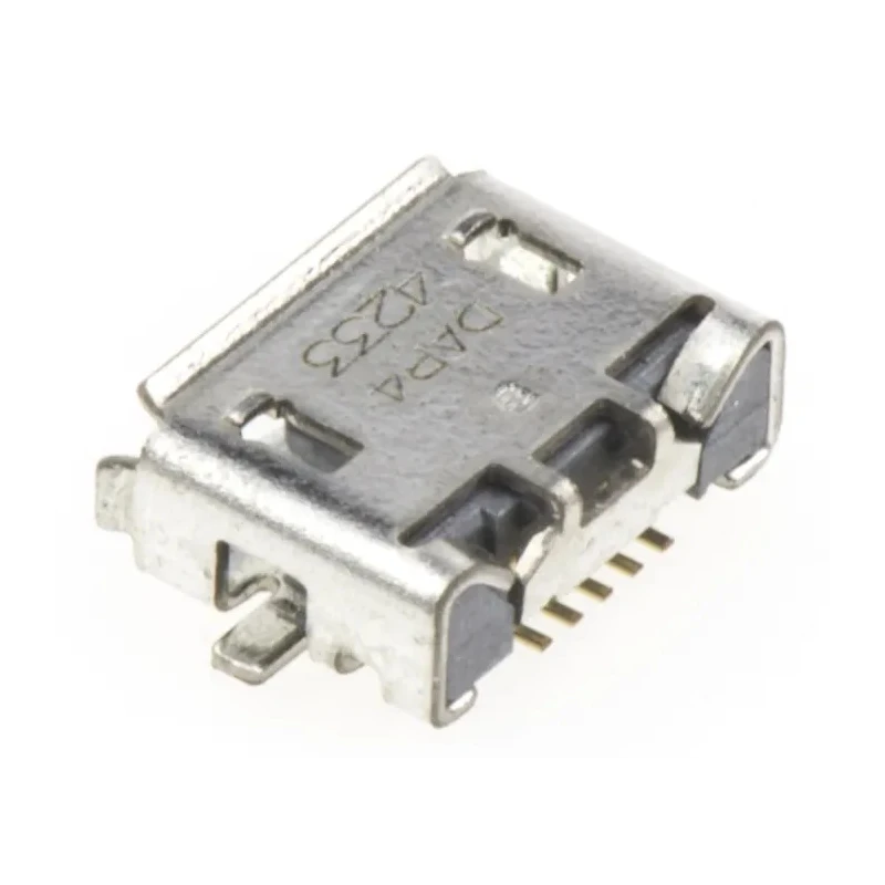 TE Connectivity Right Angle Surface Mount Micro USB Type AB Female USB Connector USB 2.0 1981584-1