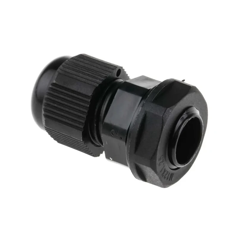 RS PRO Black Polyamide 66 Cable Gland M12 Thread Size 3 mm min. to 6.5 mm max. IP68 669-4658