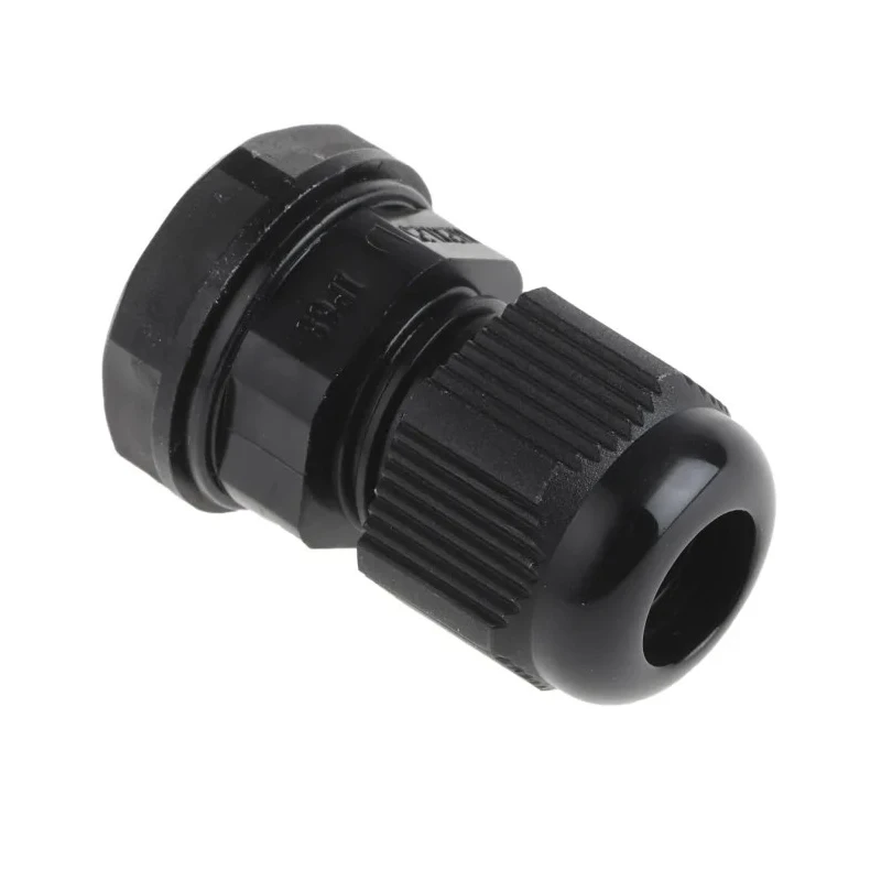 RS PRO Black Polyamide 66 Cable Gland, M12 Thread, 3 mm Min. Cable Diameter, 6.5 mm Max. Cable Diameter, IP68 Rated 669-4654