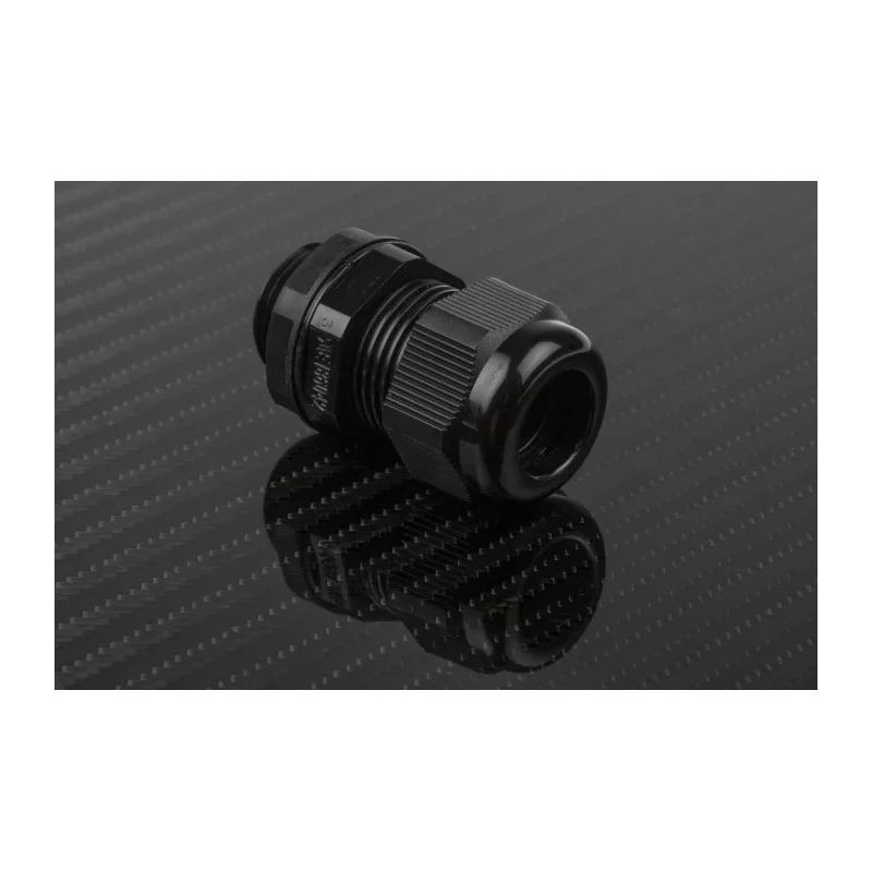 RS PRO Black Polyamide 66 Cable Gland, M20 Thread, 10 mm min. Cable Diameter, 14 mm max. Cable Diameter, IP68 669-4673
