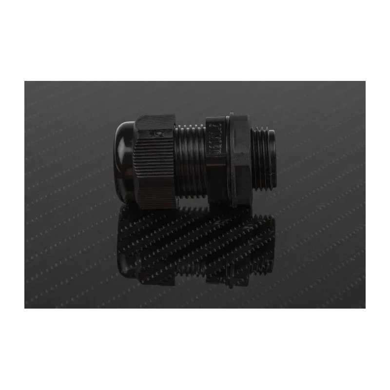 RS PRO Black Polyamide 66 Cable Gland, M20 Thread, 10 mm min. Cable Diameter, 14 mm max. Cable Diameter, IP68 669-4673