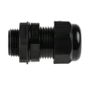 RS PRO Black Polyamide 66 Cable Gland, M20 Thread, 10 mm min. Cable Diameter, 14 mm max. Cable Diameter, IP68 669-4673