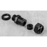 RS PRO Black Nylon Cable Gland M20 Thread, 4 mm Min. Cable Diameter, 9 mm Max., IP68 Rated 669-4660