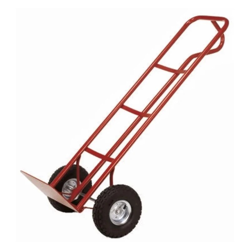 RS PRO Heavy Duty Steel Sack Truck 200 kg Load, Open Load Plate 350 mm Width x 220 mm Depth, 260 mm Pneumatic Wheels 669-3695