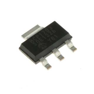 Microchip 5-Channel Low Dropout Voltage Regulator 250mA 5V SOT-223 3-Pin MCP1703