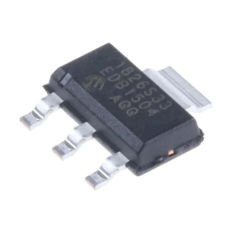 Microchip 5-Channel Low Dropout Voltage Regulator, 1 A, 3.3V, SOT-223 3-Pin MCP1826S-3302E/DB