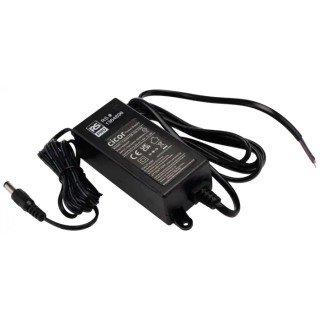 RS PRO 12W 12V DC Centre Positive AC/DC Adapter Fixed Bare End 2.1 x 5.5 x 12 mm 1A 136-4896