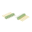 TE Connectivity AMPMODU MOD II Series Straight Through Hole Unshrouded Pin Header, 6 Contacts, 2.54 mm Pitch, 1 826629-6