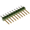 TE Connectivity AMPMODU MOD II Series Straight Through Hole Pin Header 10 Contacts, 2.54 mm Pitch, 1 Row 1-826629-0