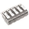 WAGO 294 Series Power Supply Connector Female Push-in, 5-Pole, 24A, 500V 294-4005