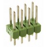 TE Connectivity AMPMODU MOD II Series Straight Through Hole Pin Header, 8 Contacts, 2.54 mm Pitch, 2 Row, Unshrouded 826925-4