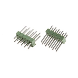 TE Connectivity AMPMODU MOD II Series Straight Through Hole Pin Header, 10 Contacts, 2.54 mm Pitch, 2 Row 826925-5